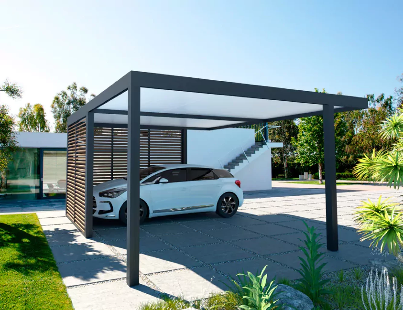 Carport, Abris et Poolhouse en aluminium