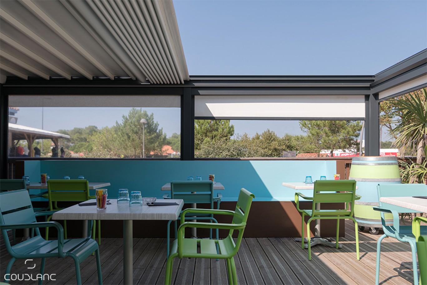Pergola toile