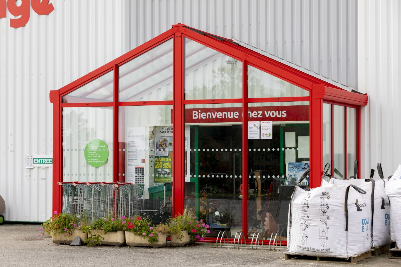 Sas d'entrée en aluminium à Mauron