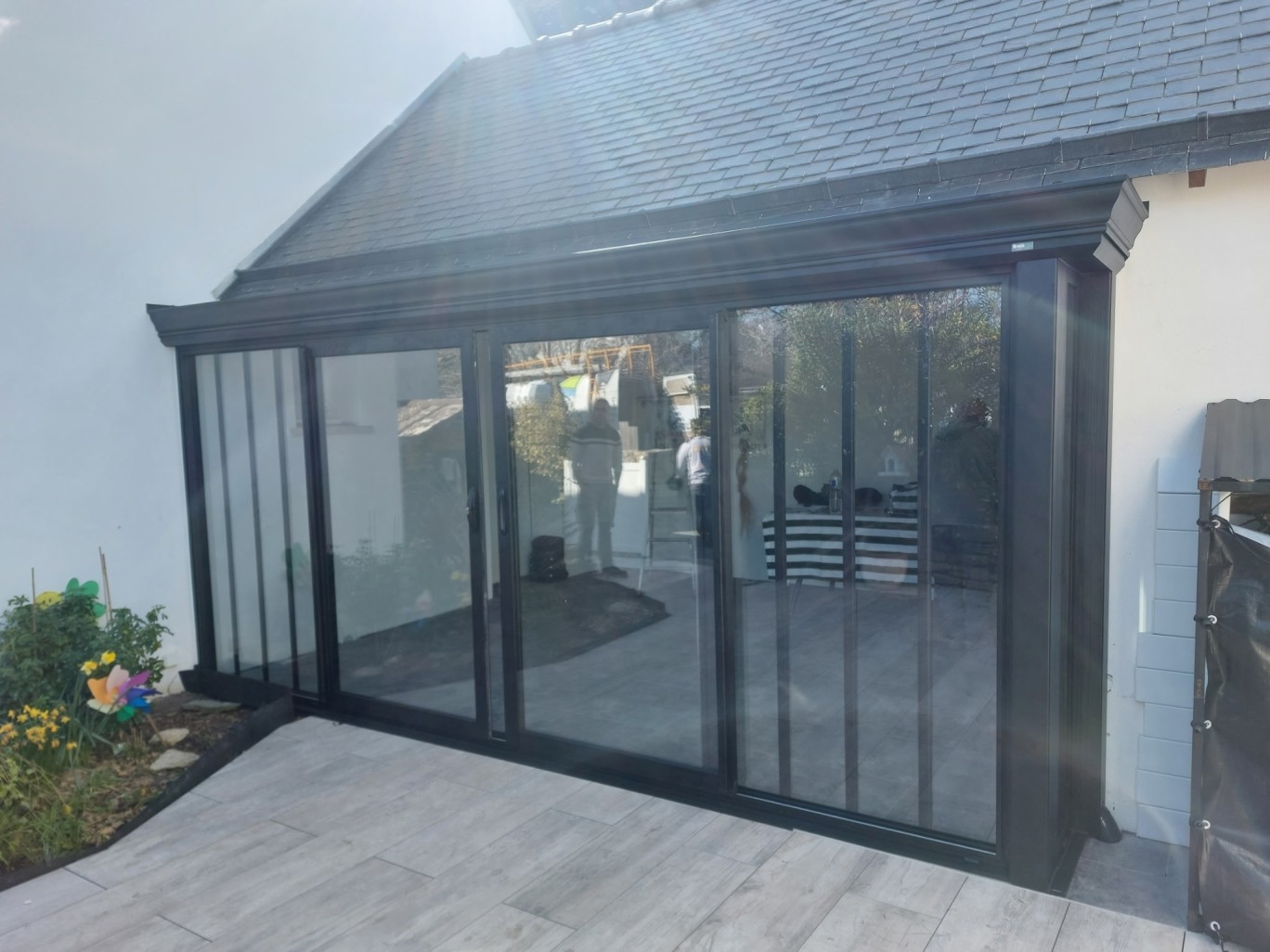 Véranda en aluminium sur mesure à Quiberon