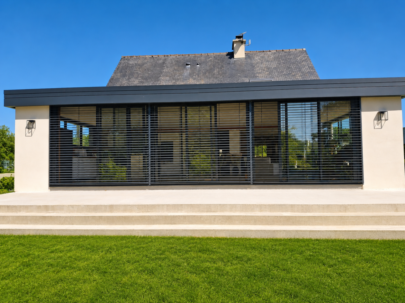 Brise-soleil orientable à Mohon