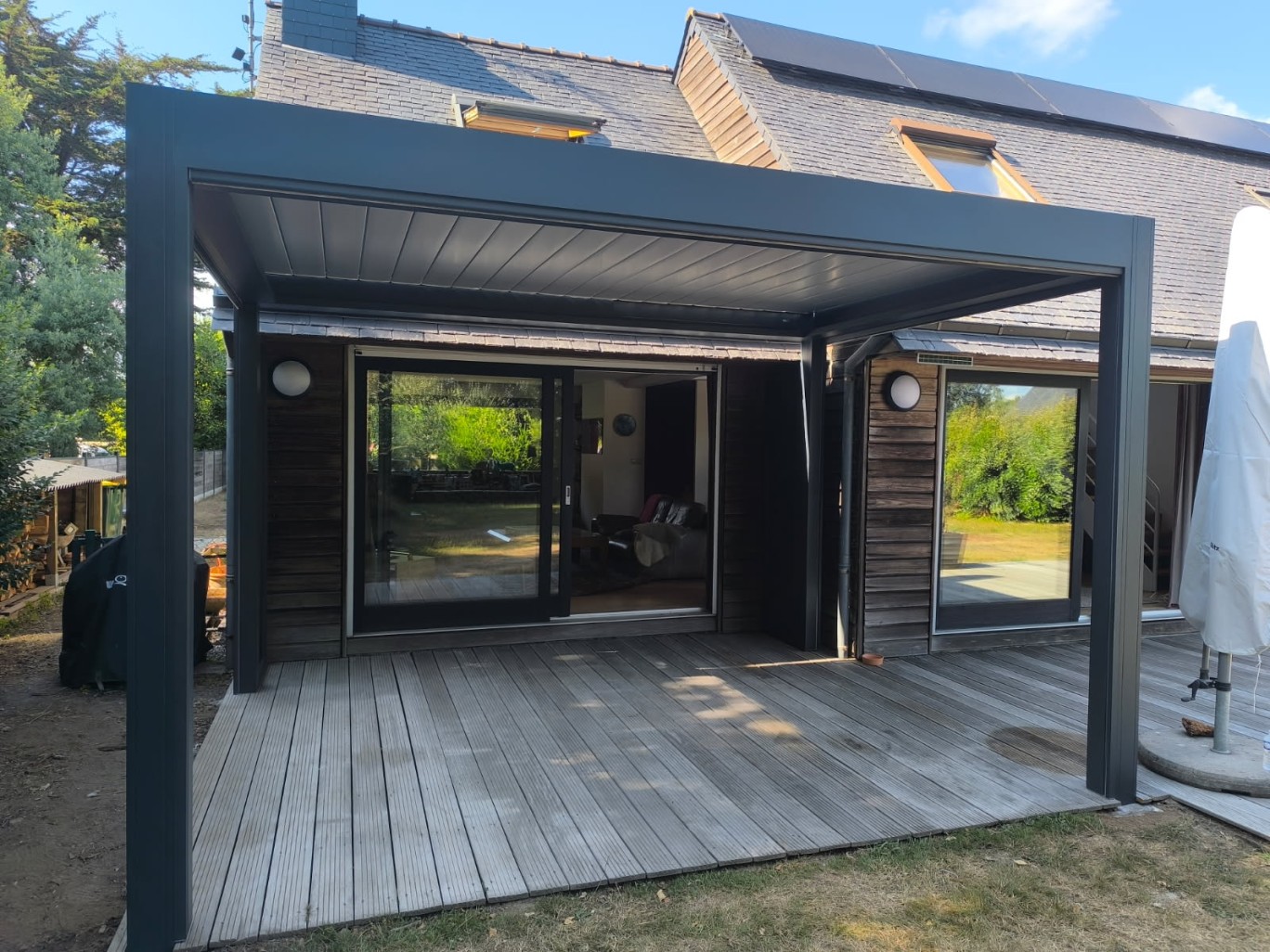 Pergola à lames orientables à Herbignac