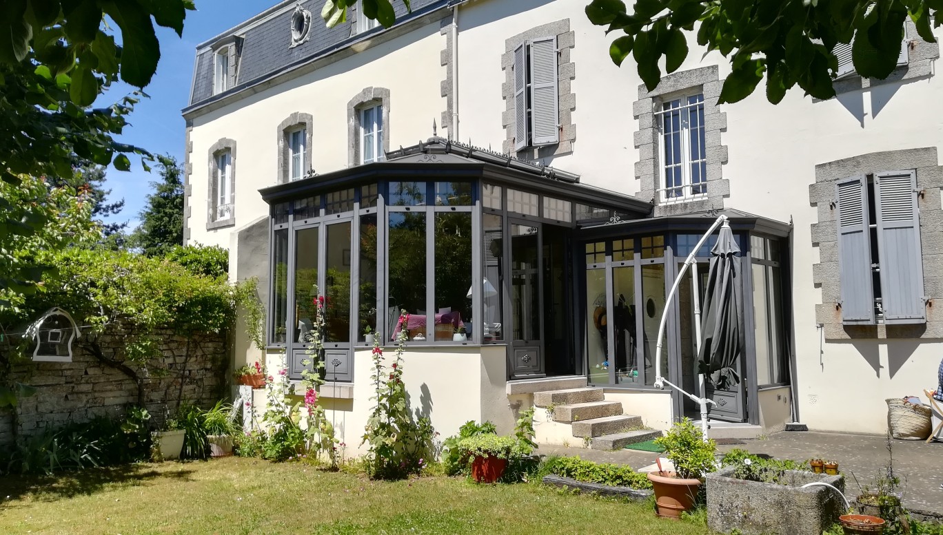 Véranda en aluminium à Vannes