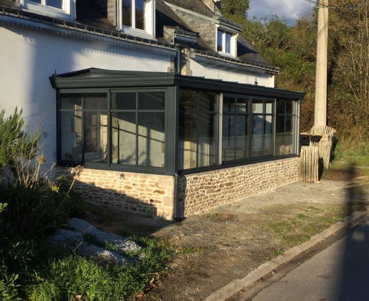 Véranda en aluminium