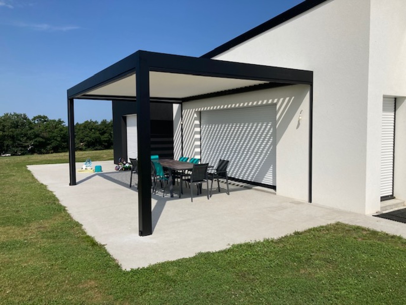 Pergola en aluminium à St Abraham