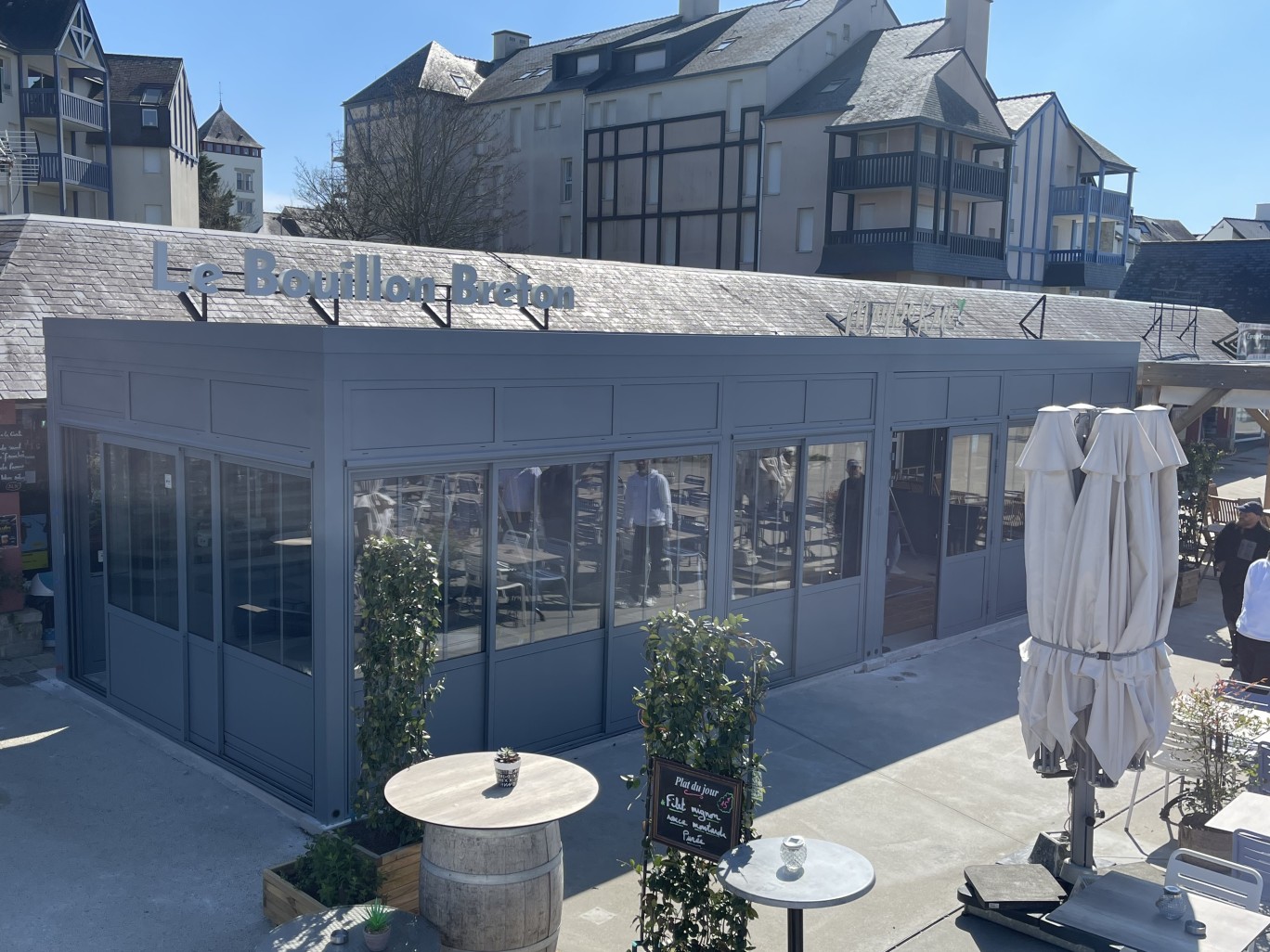 Carport sur mesure sur le port du Crouesty