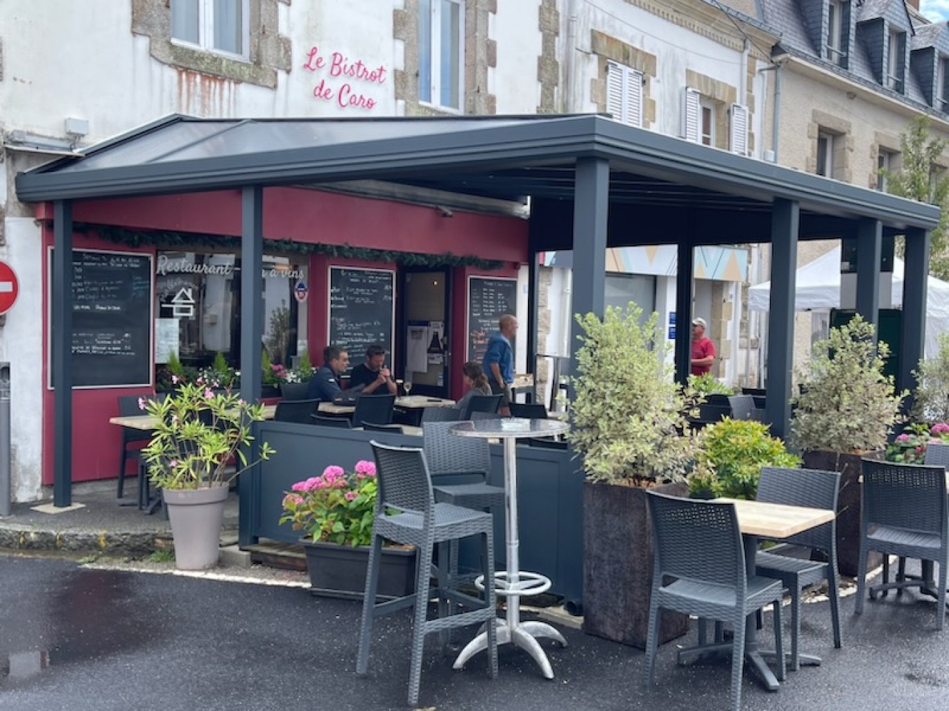 Préau en aluminium à Sarzeau