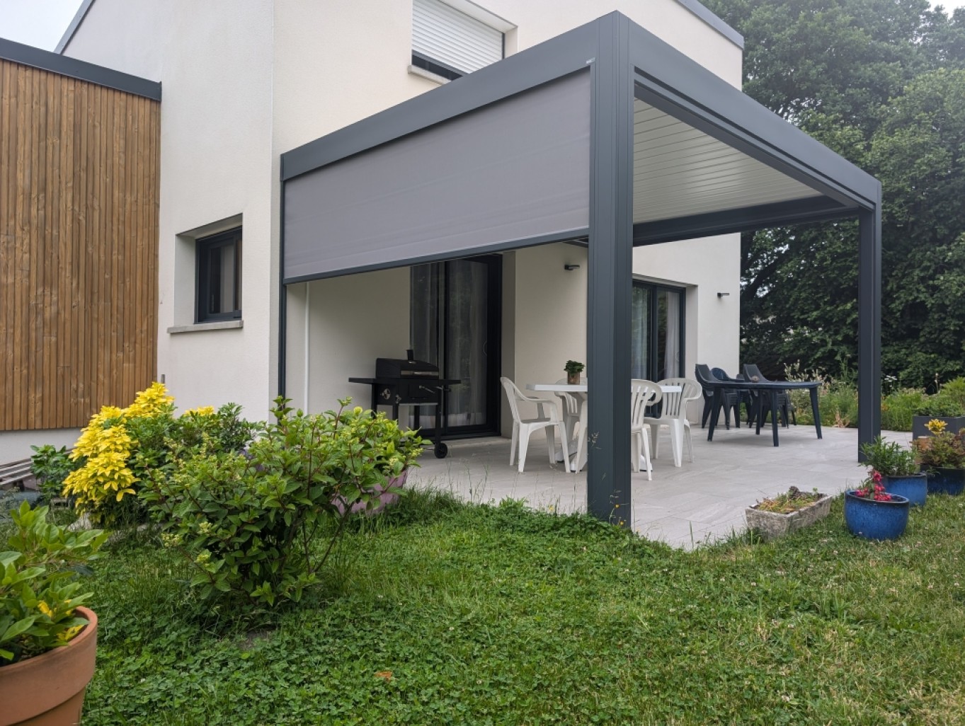 Pergola en aluminium à Ploërmel