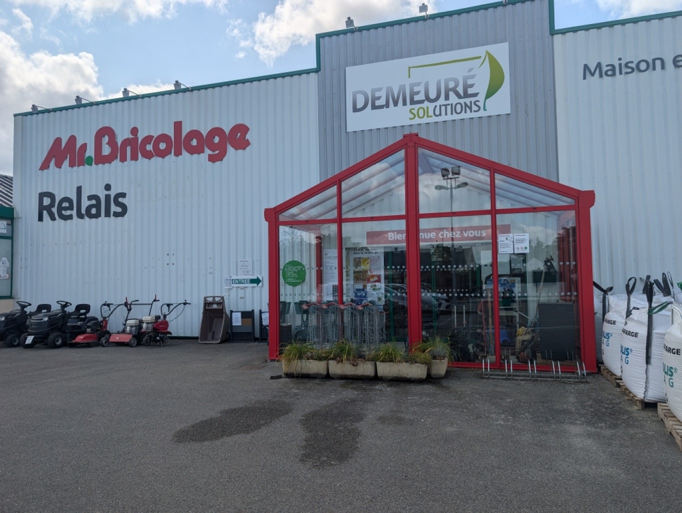 Sas d'entrée en aluminium à Mauron